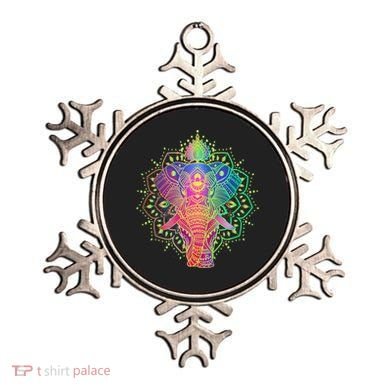 Neon Color Yoga Elephant Ornament