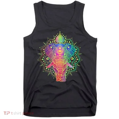 Neon Color Yoga Elephant Tank Top