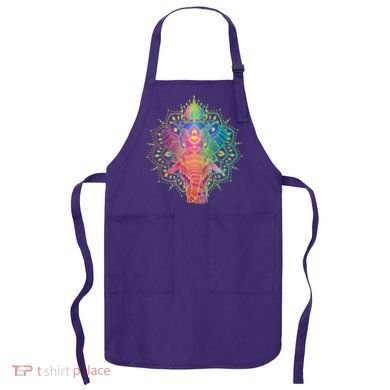 Neon Color Yoga Elephant Apron