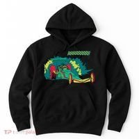 Neon Drag Racing Car Hoodie thumb 0