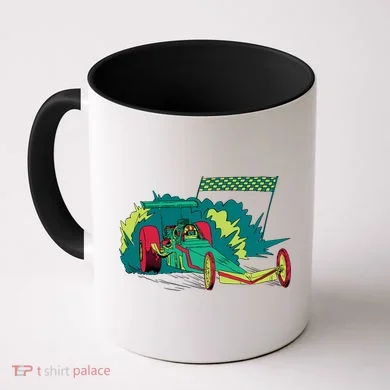 Neon Drag Racing Car Coffee Mug
