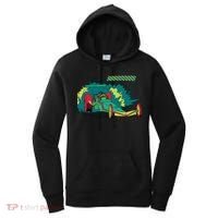 Neon Drag Racing Car Women's Hoodie thumb 0