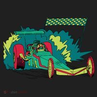 Neon Drag Racing Car Tumbler thumb 3