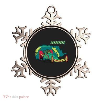 Neon Drag Racing Car Ornament
