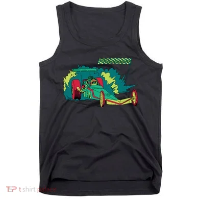 Neon Drag Racing Car Tank Top