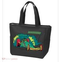 Neon Drag Racing Car Tote Bag thumb 3