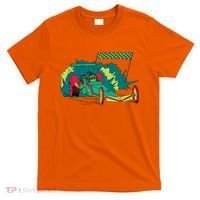 Neon Drag Racing Car T-Shirt thumb 0
