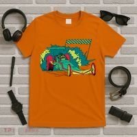 Neon Drag Racing Car T-Shirt thumb 5