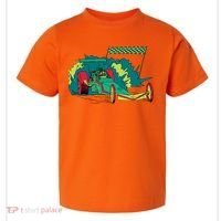 Neon Drag Racing Car Toddler T-Shirt thumb 0