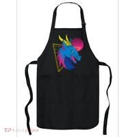 Neon Dragon Face Apron thumb 0