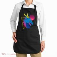 Neon Dragon Face Apron thumb 2