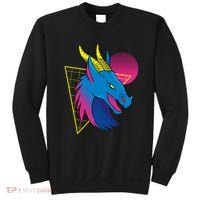 Neon Dragon Face Sweatshirt thumb 0