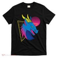 Neon Dragon Face T-Shirt thumb 0