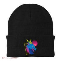 Neon Dragon Face Beanie thumb 0