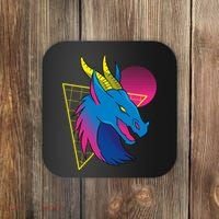 Neon Dragon Face Coaster thumb 0
