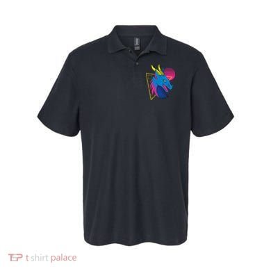 Neon Dragon Face Polo