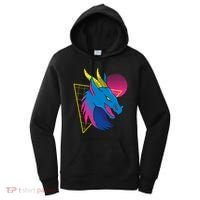 Neon Dragon Face Women's Hoodie thumb 0