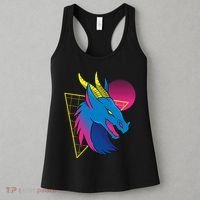 Neon Dragon Face Women's Tank Top thumb 3