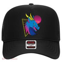 Neon Dragon Face Hat thumb 0