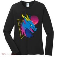 Neon Dragon Face Women's Long Sleeve Shirt thumb 0