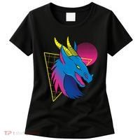Neon Dragon Face Women's T-Shirt thumb 0