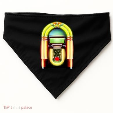Neon Juke Box USA-Made Doggie Bandana