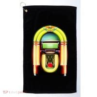 Neon Juke Box Golf Towel thumb 0