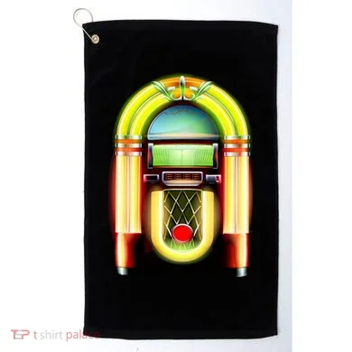 Neon Juke Box Golf Towel
