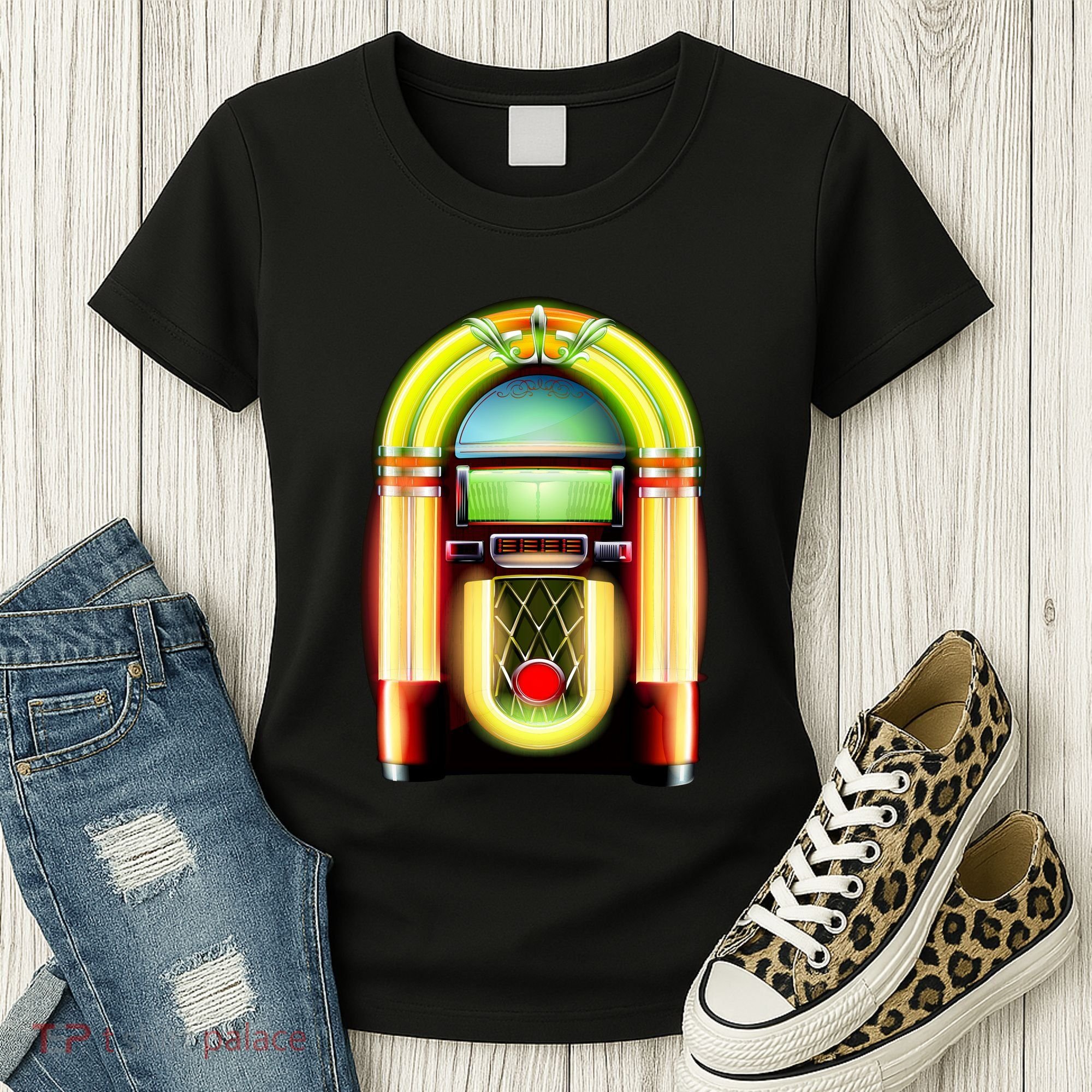 Neon Juke Box Women's T-Shirt