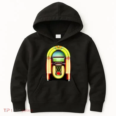 Neon Juke Box Kids Hoodie