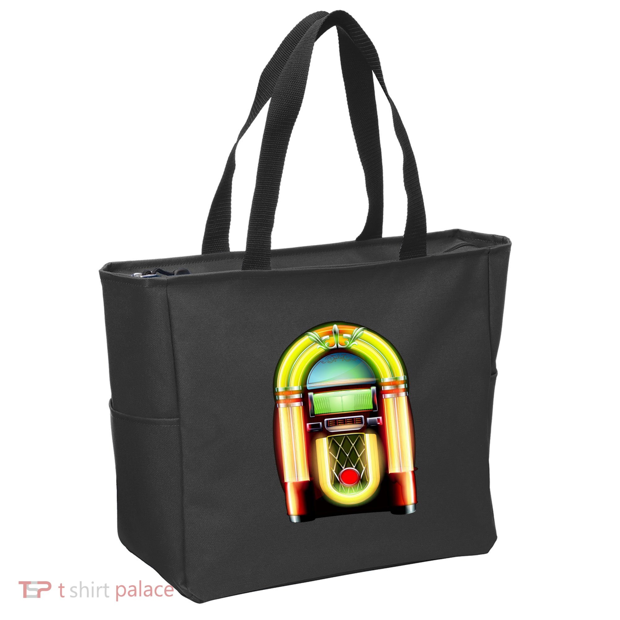 Neon Juke Box Tote Bag