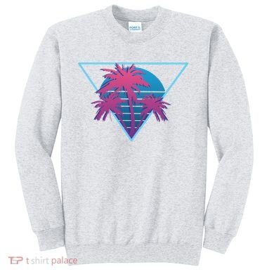 Neon Palm Trees Sweatshirt