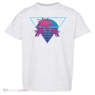 Neon Palm Trees Toddler T-Shirt