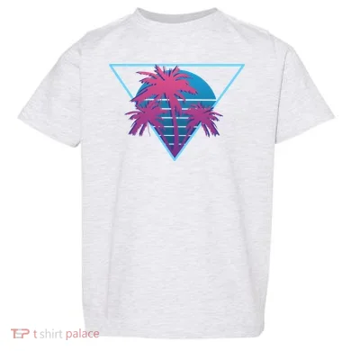 Neon Palm Trees Toddler T-Shirt