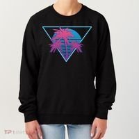 Neon Palm Trees Women's Sweatshirt thumb 0