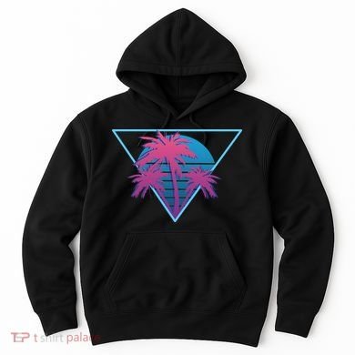 Neon Palm Trees Hoodie