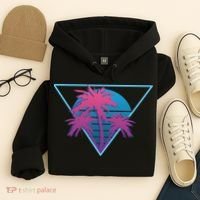 Neon Palm Trees Hoodie thumb 4