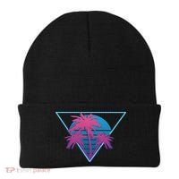 Neon Palm Trees Beanie thumb 0
