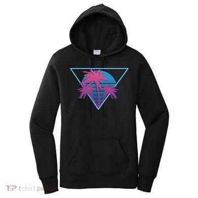 Neon Palm Trees Women's Hoodie