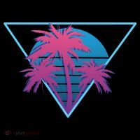 Neon Palm Trees Women's Hoodie thumb 2