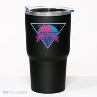 Neon Palm Trees Tumbler thumb 0