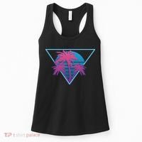 Neon Palm Trees Women's Tank Top thumb 0
