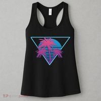 Neon Palm Trees Women's Tank Top thumb 3
