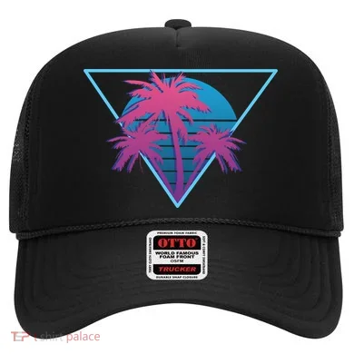 Neon Palm Trees Hat