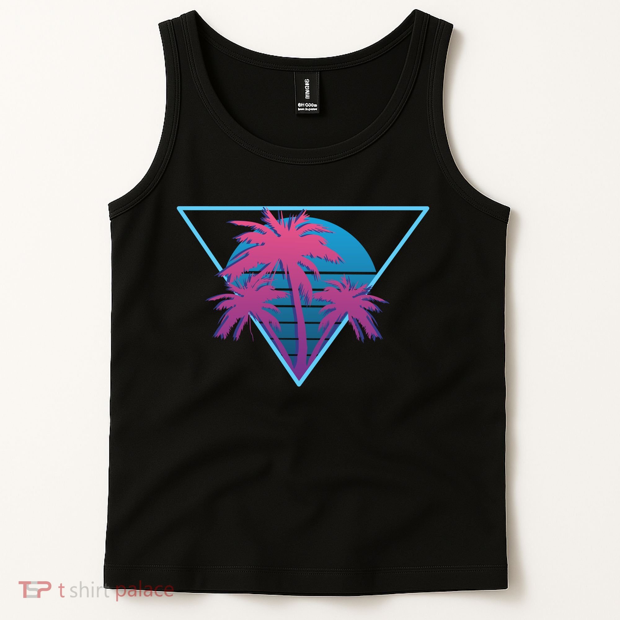 Neon Palm Trees Tank Top