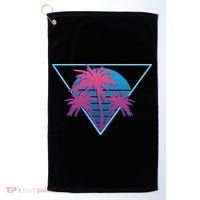 Neon Palm Trees Golf Towel thumb 0