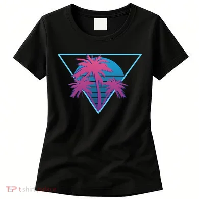 Neon Palm Trees Women's T-Shirt