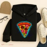 Neon Pizza Hoodie thumb 4