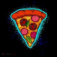 Neon Pizza Hoodie thumb 7