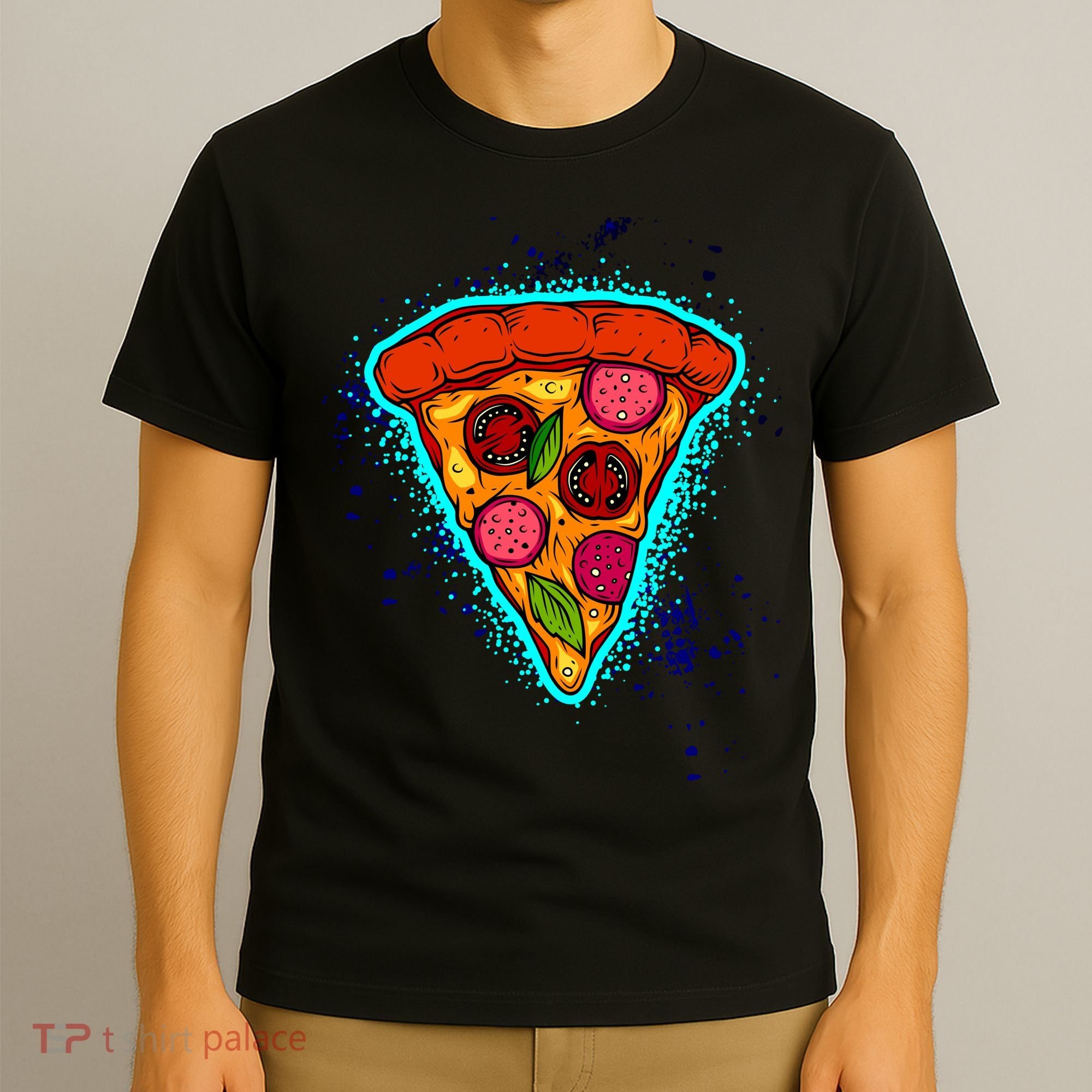 Neon Pizza T-Shirt